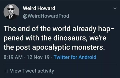 it's the end of the world as we know it