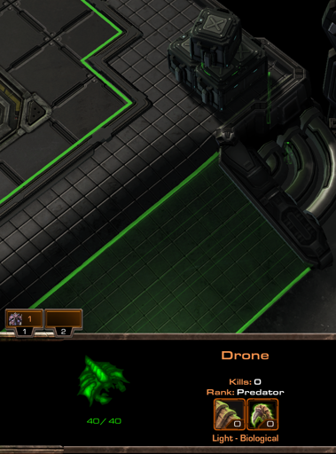 A drone is hidden in the boxes doodad.