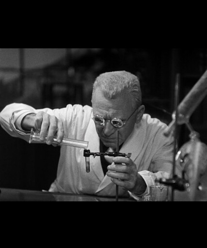 Scientist at work, from Dracula (1931), meme template